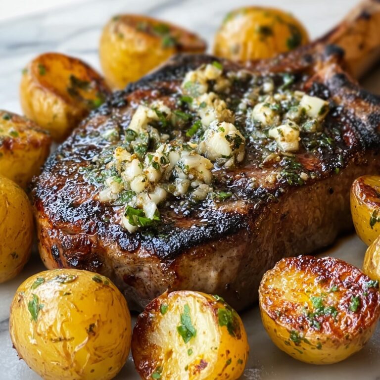 Savory Garlic Pork Chops with Potatoes for Cozy Nights Recipe