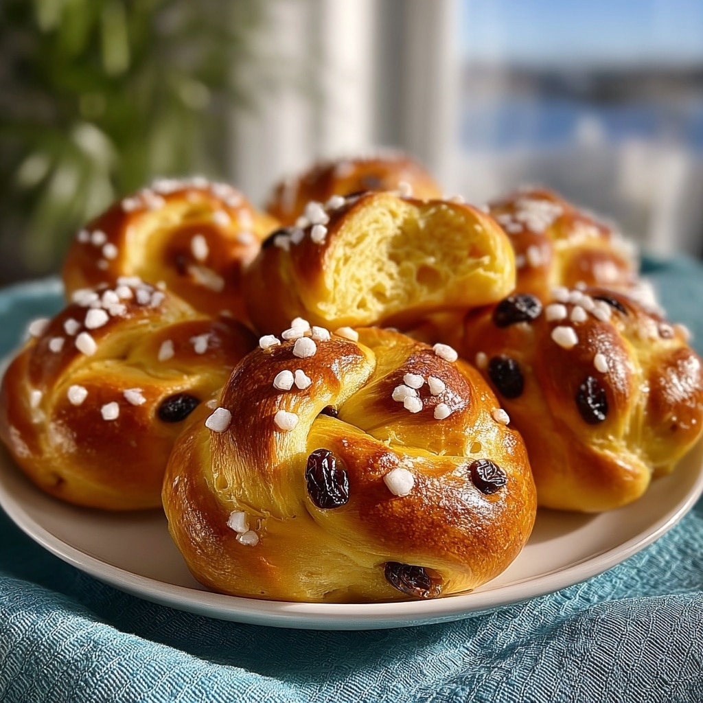 St. Lucia Saffron Buns Recipe - Recipe Image