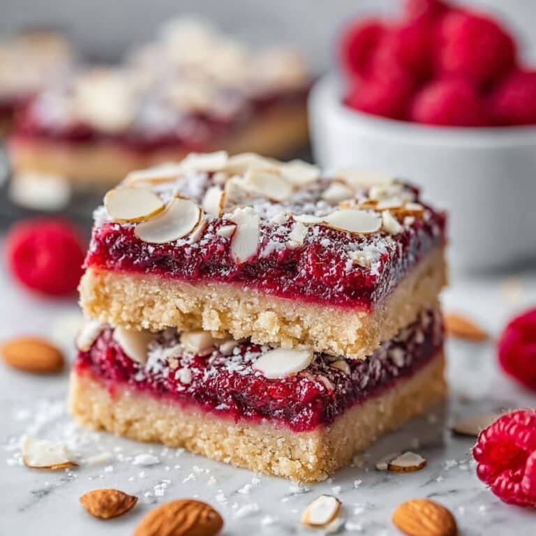 Sugar-Free Raspberry Coconut Bars for Guilt-Free Indulgence Recipe
