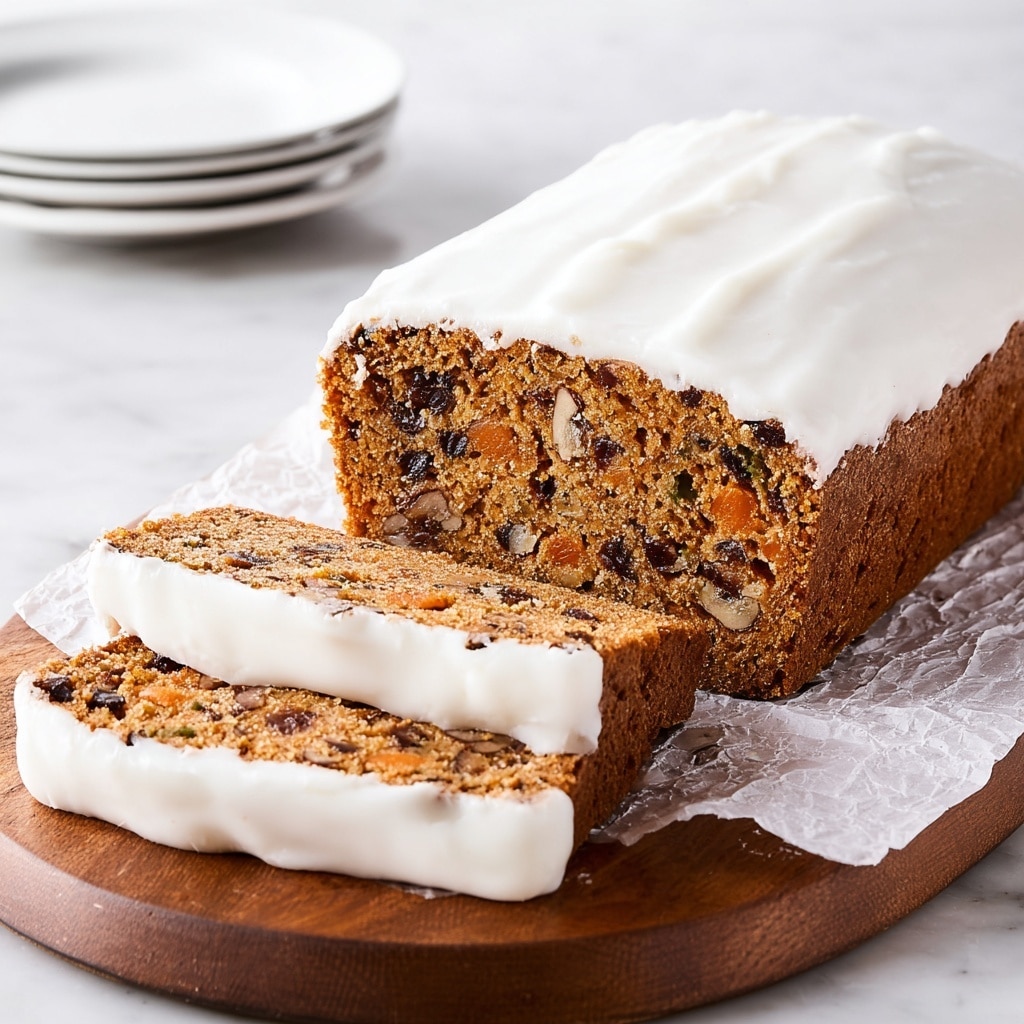 Carrot Bread with Vanilla Glaze Recipe - Recipe Image