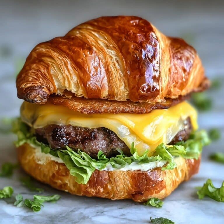 Ultimate Crispy Croissant Smash Burgers Recipe in 5 Easy Steps Recipe