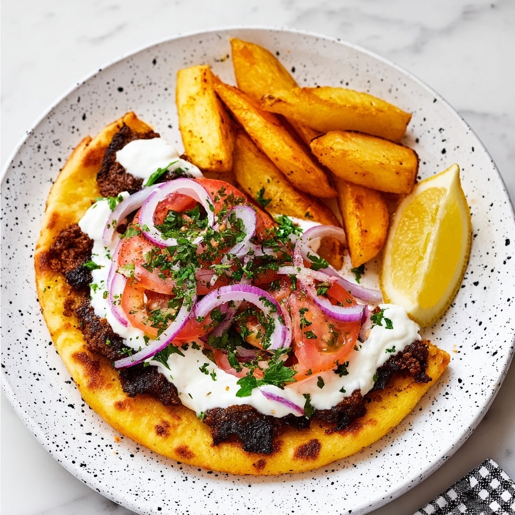 Gyros Smashed Tacos Recipe - Recipe Image