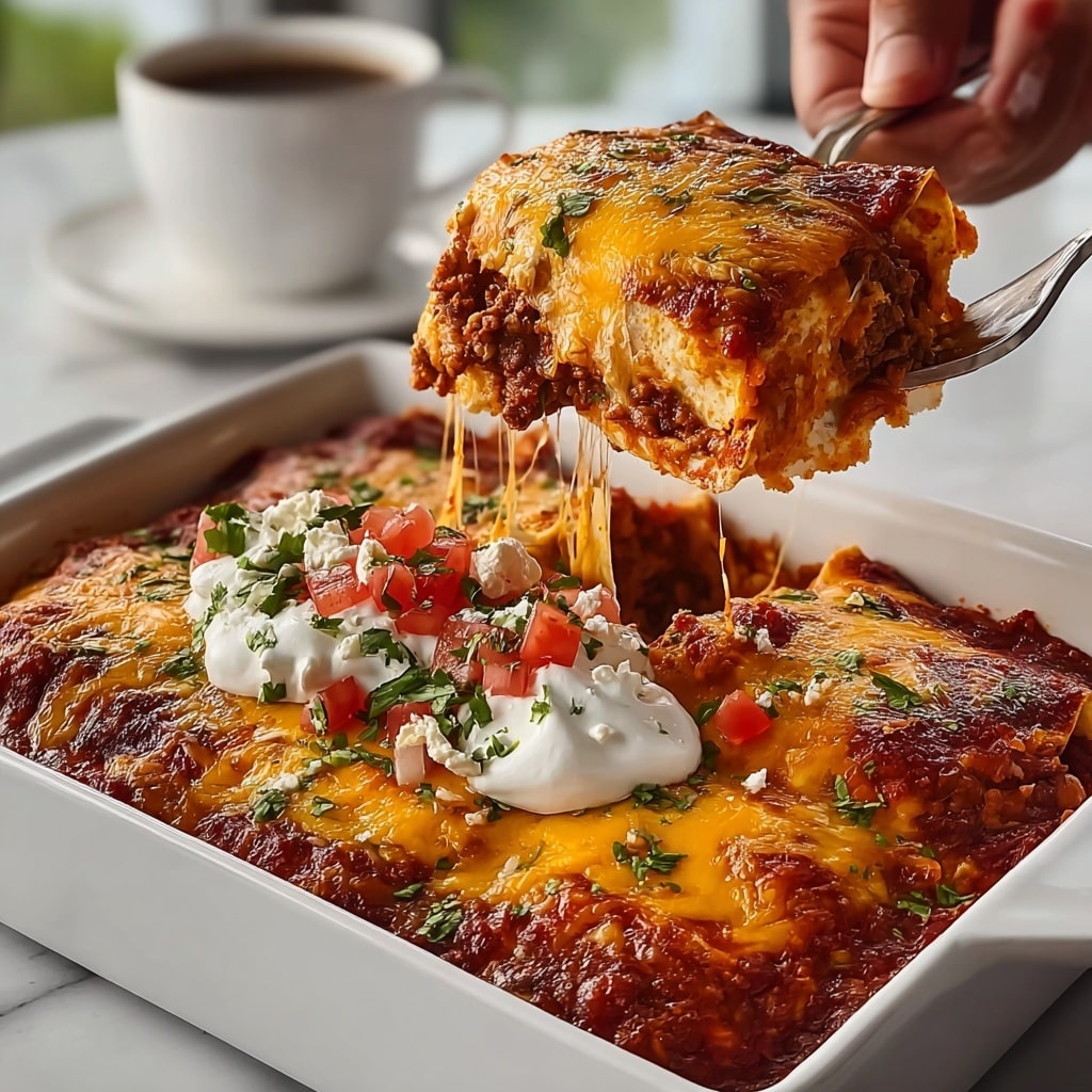 Beef Enchiladas With Red Sauce Recipe - Recipe Image