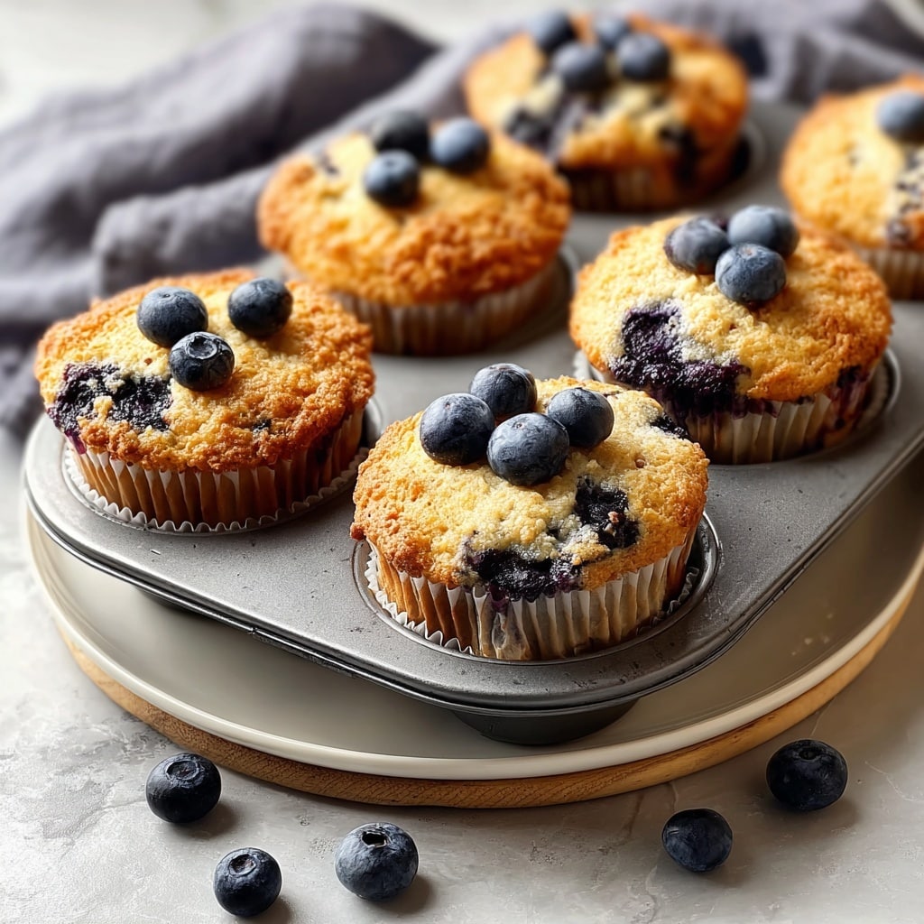 Cottage Cheese Blueberry Muffins Recipe