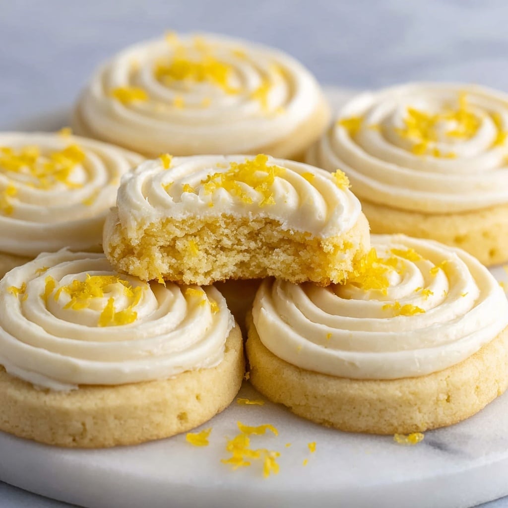 Lemon Frosted Cookies Recipe - Recipe Image