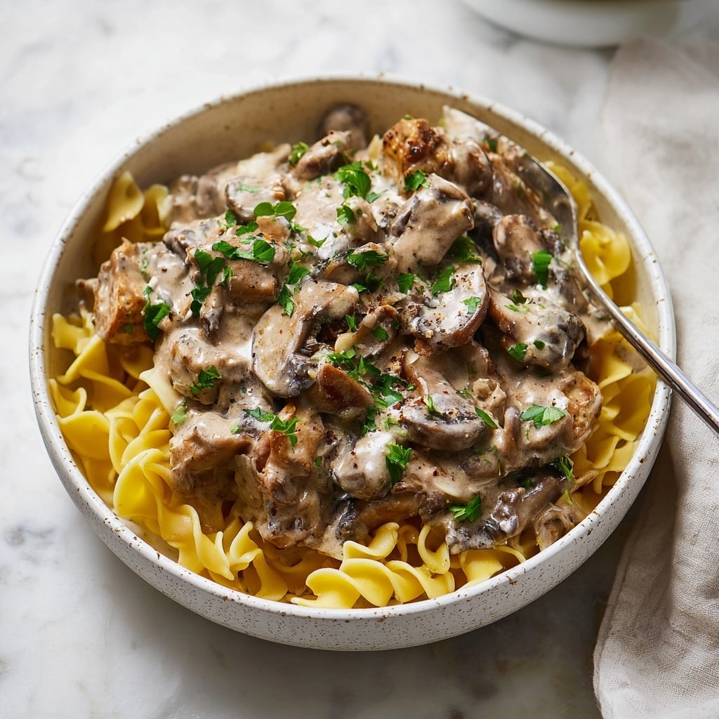 Slow Cooker Beef Stroganoff Recipe