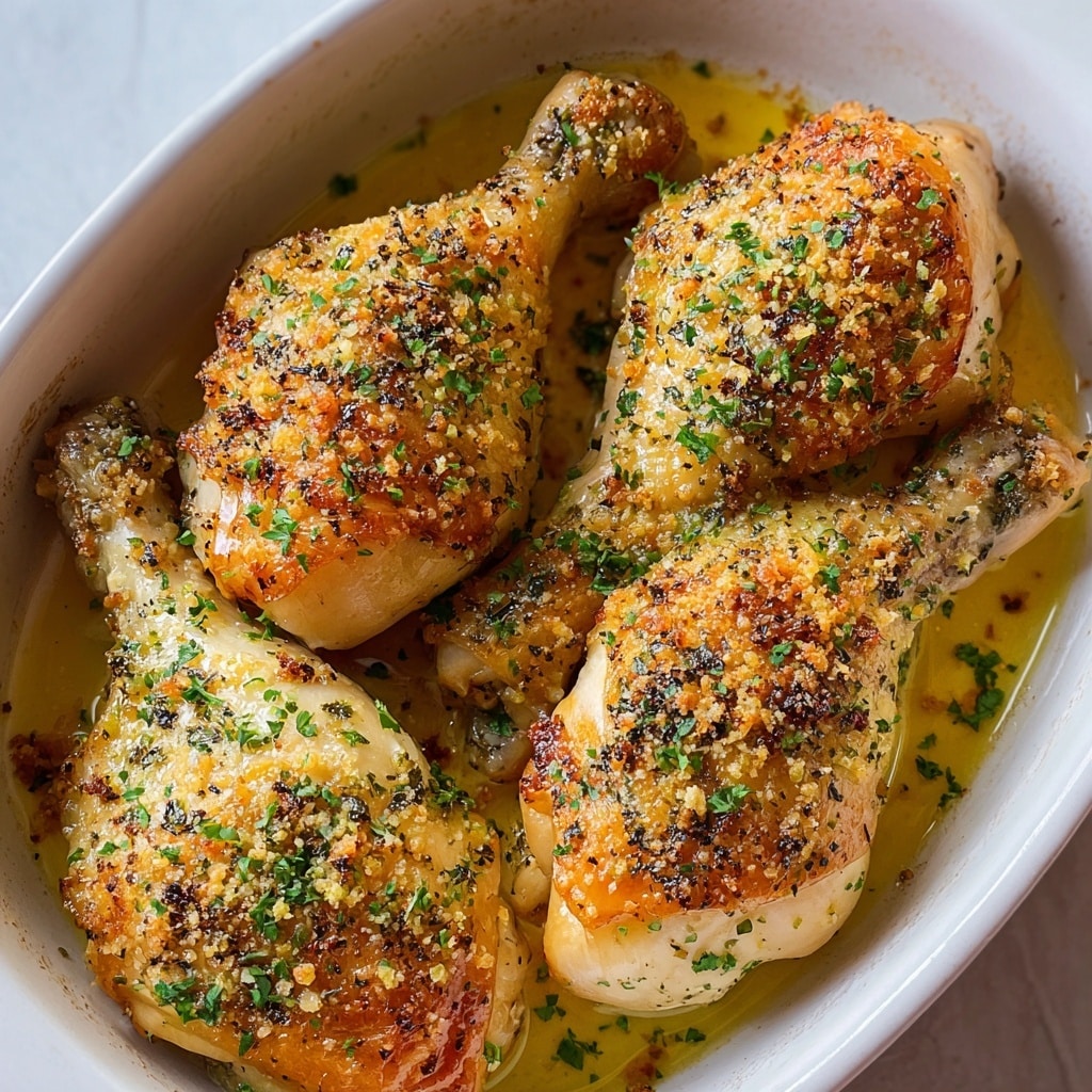 Garlic Parmesan Chicken Legs Recipe - Recipe Image