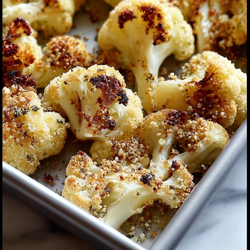Crispy Parmesan Roasted Cauliflower Recipe - Recipe Image