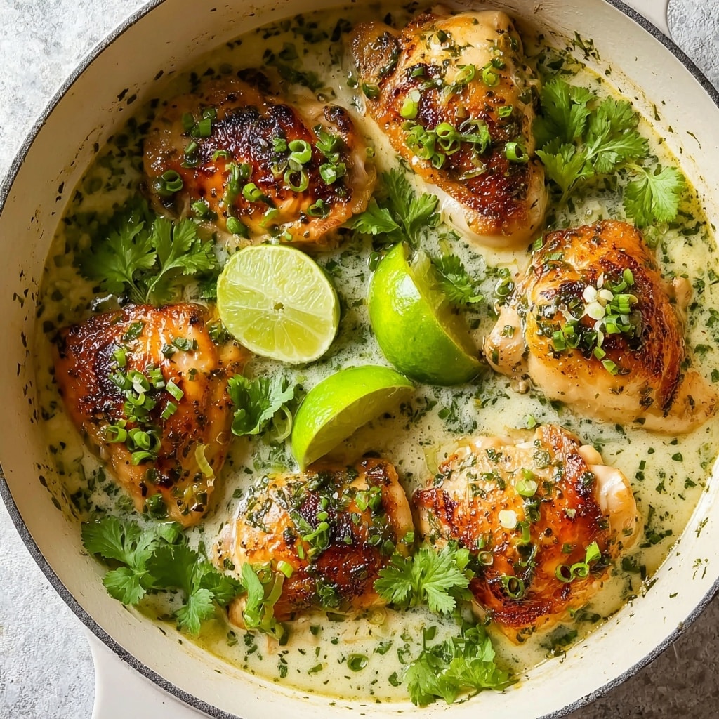 Creamy Coconut Lime Chicken Recipe - Recipe Image