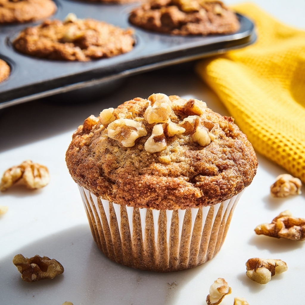 Best Ever Banana Nut Muffins Recipe - Recipe Image