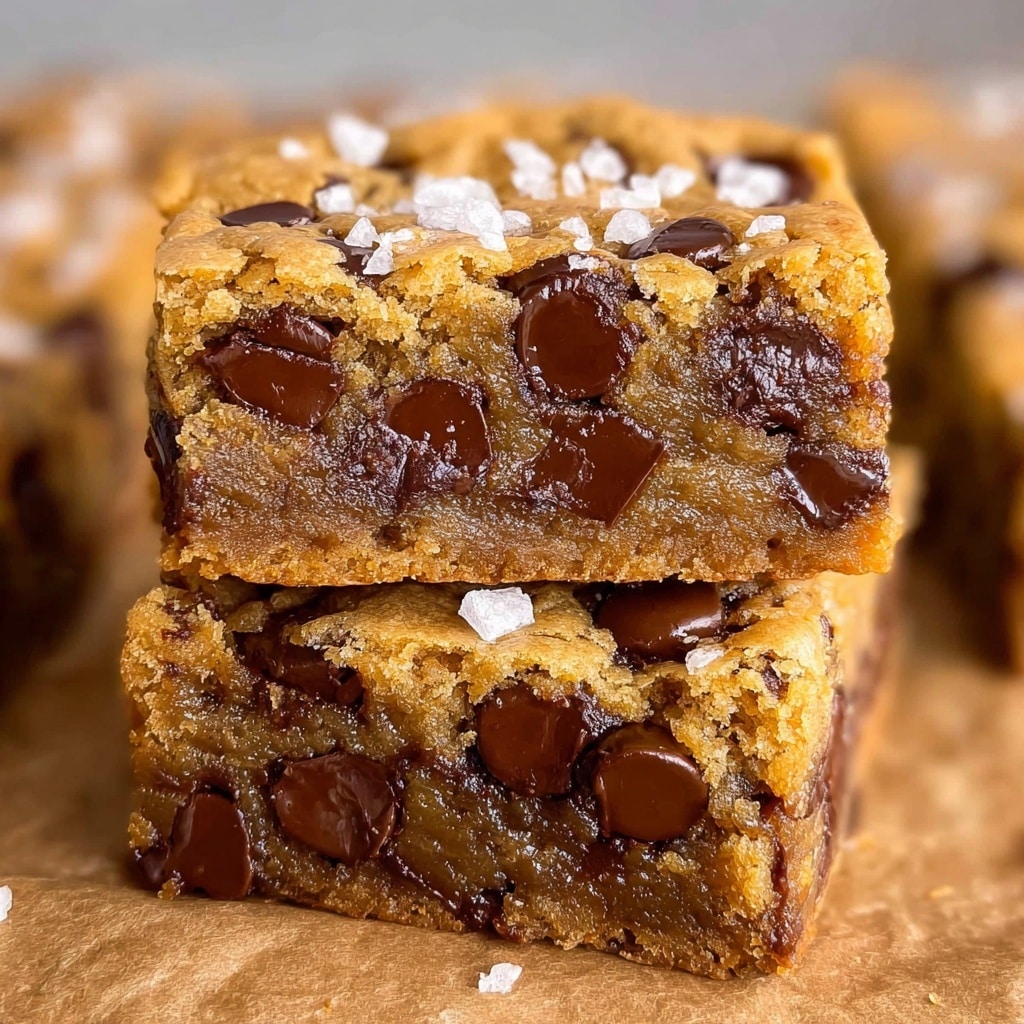 Chocolate Chip Cookie Dough Bars Recipe - Recipe Image