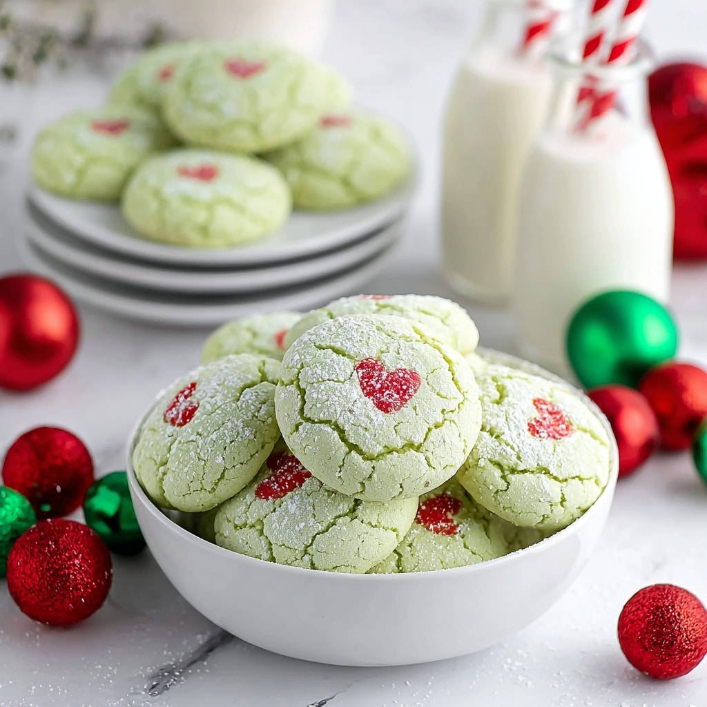 Grinch Cookies Recipe - Recipe Image