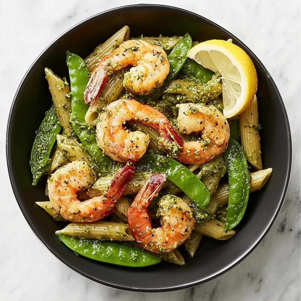 Shrimp Pesto Penne Recipe - Recipe Image