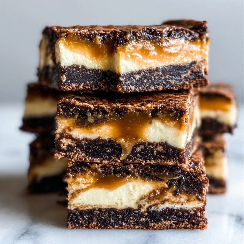 Milky Way Caramel Cheesecake Brownies Recipe - Recipe Image