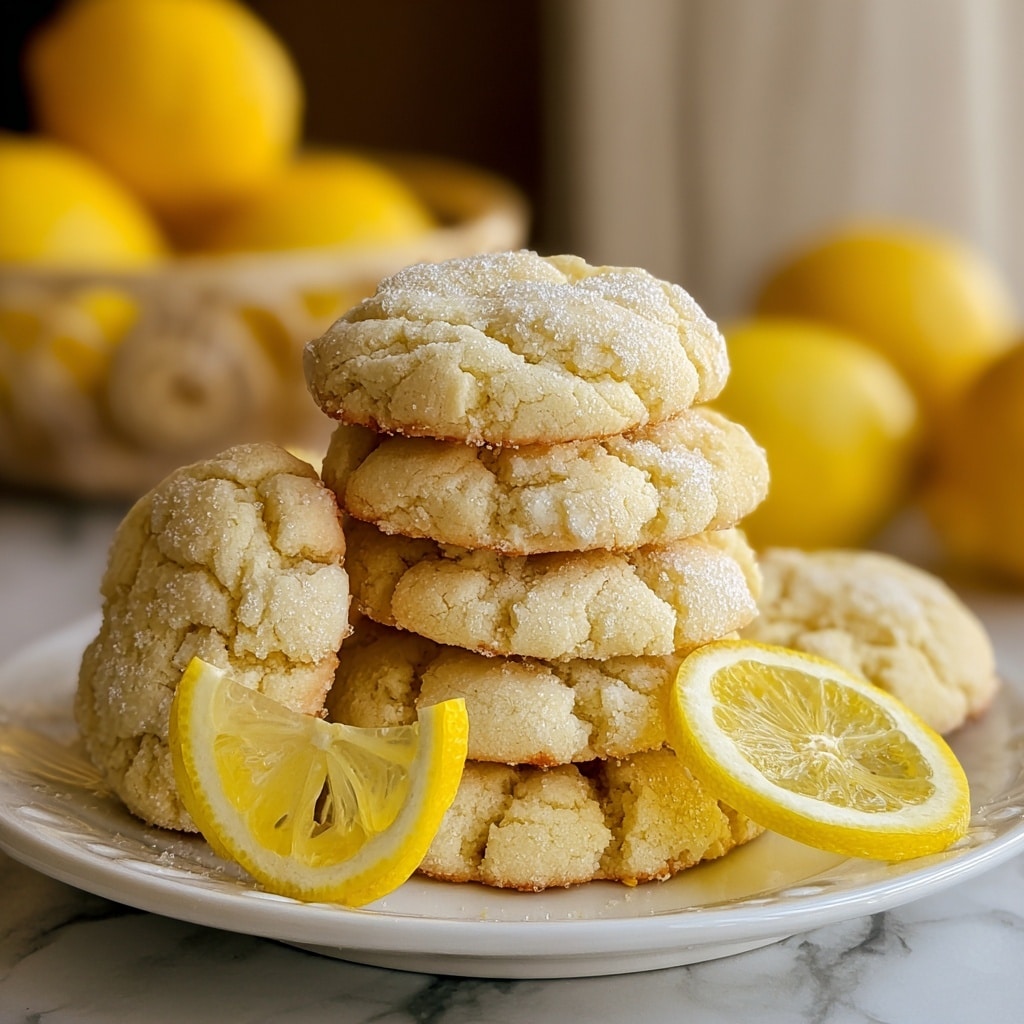 Lemon Pound Cake Cookies Recipe - Recipe Image