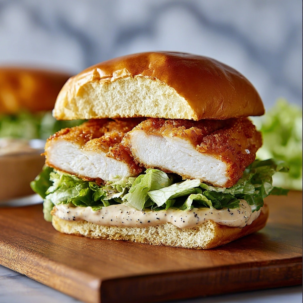 Crispy Chicken Caesar Sandwich Recipe - Recipe Image