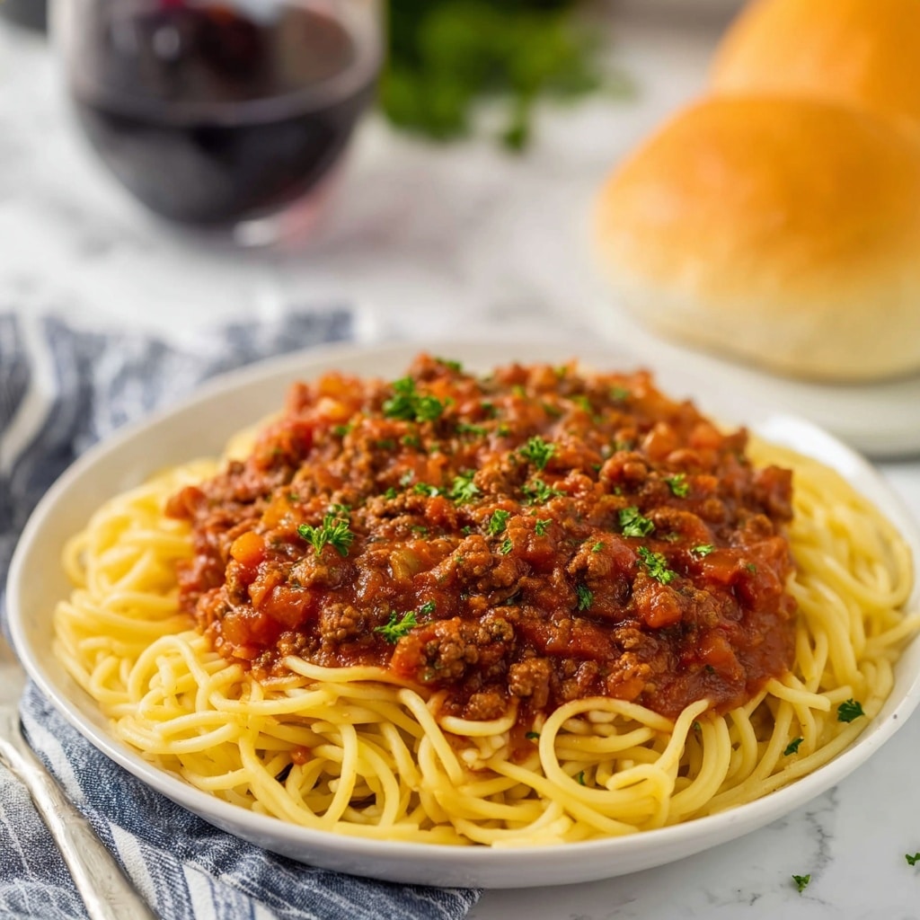 Spaghetti Meat Sauce Recipe - Recipe Image