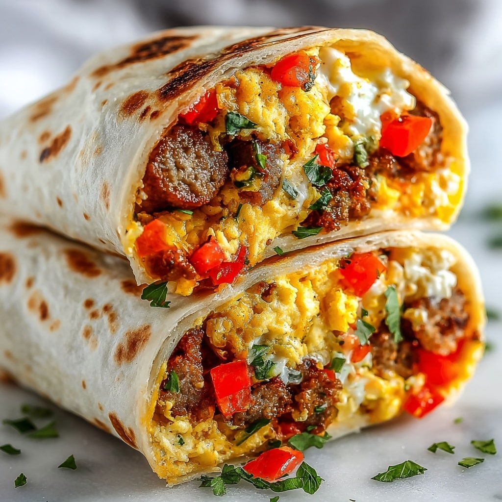 Freezer Breakfast Burritos Recipe - Recipe Image