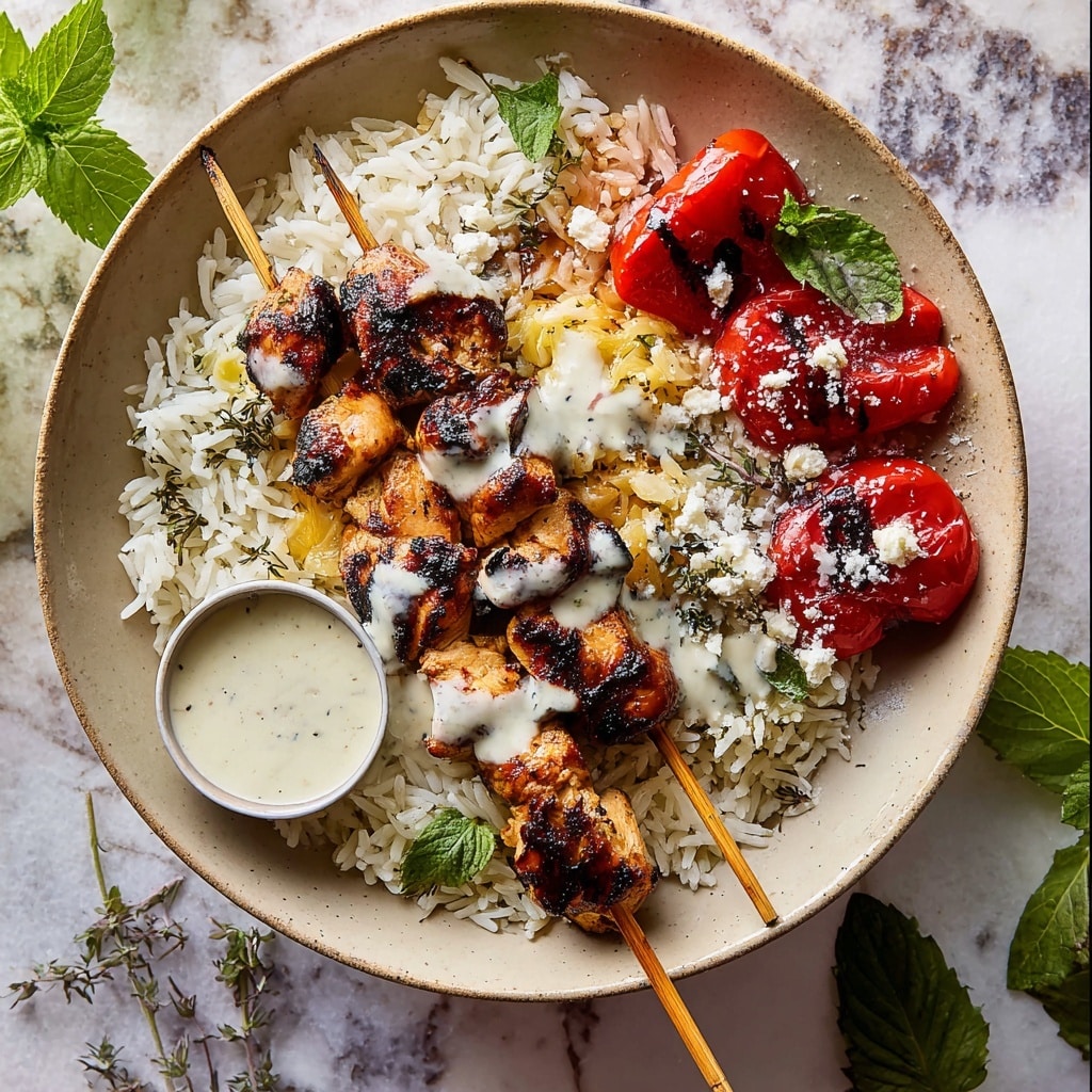 Chicken Tzatziki Rice Bowls Recipe - Recipe Image