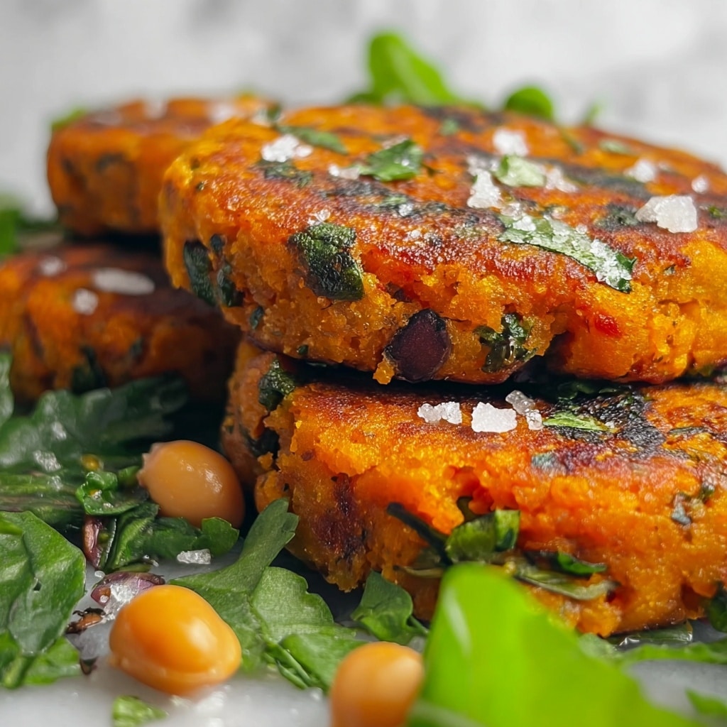 Crispy Chickpea & Sweet Potato Fritters Recipe - Recipe Image