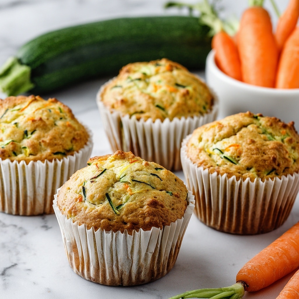 Zucchini and Carrot Breakfast Muffins Recipe - Recipe Image