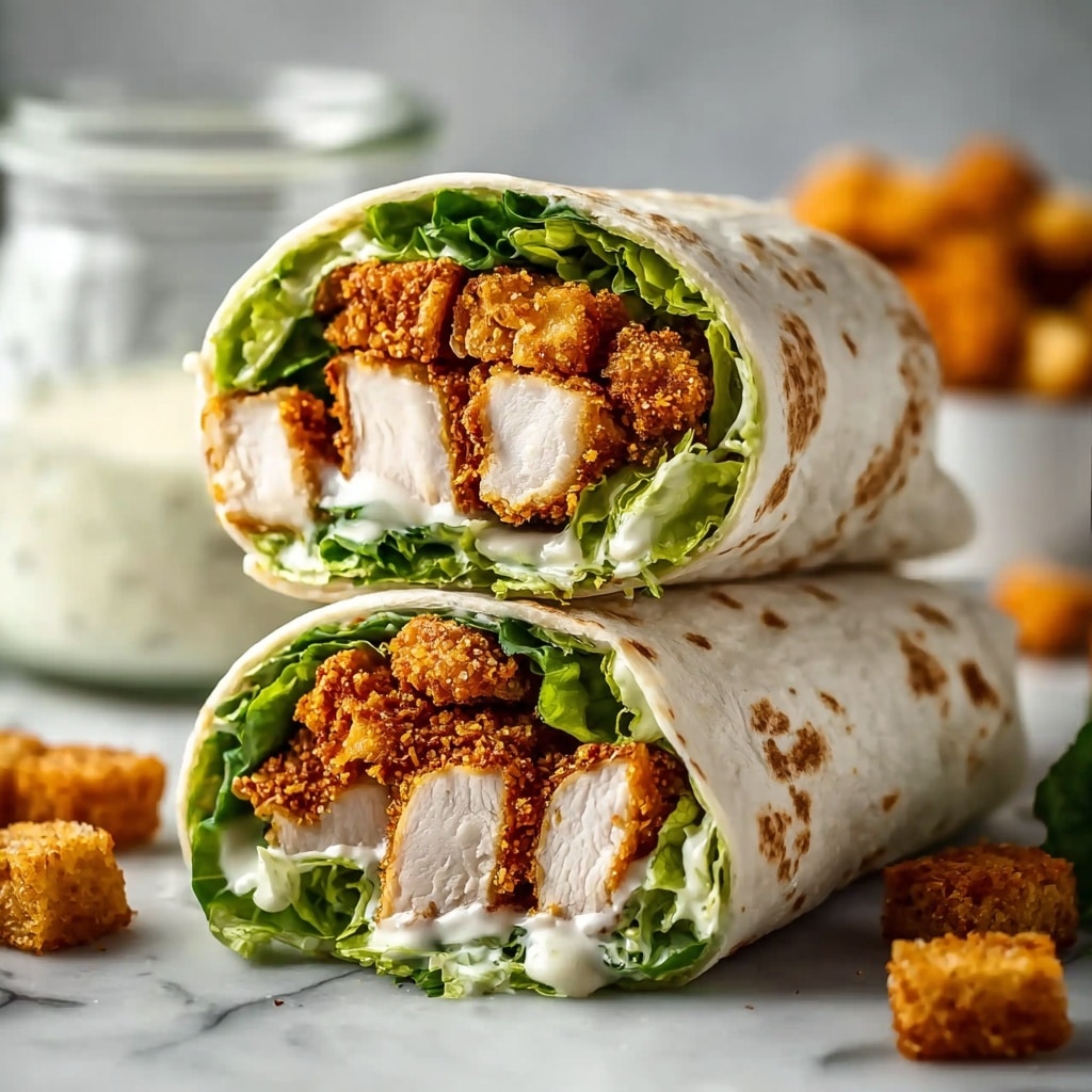 Chicken Caesar Wraps Recipe - Recipe Image