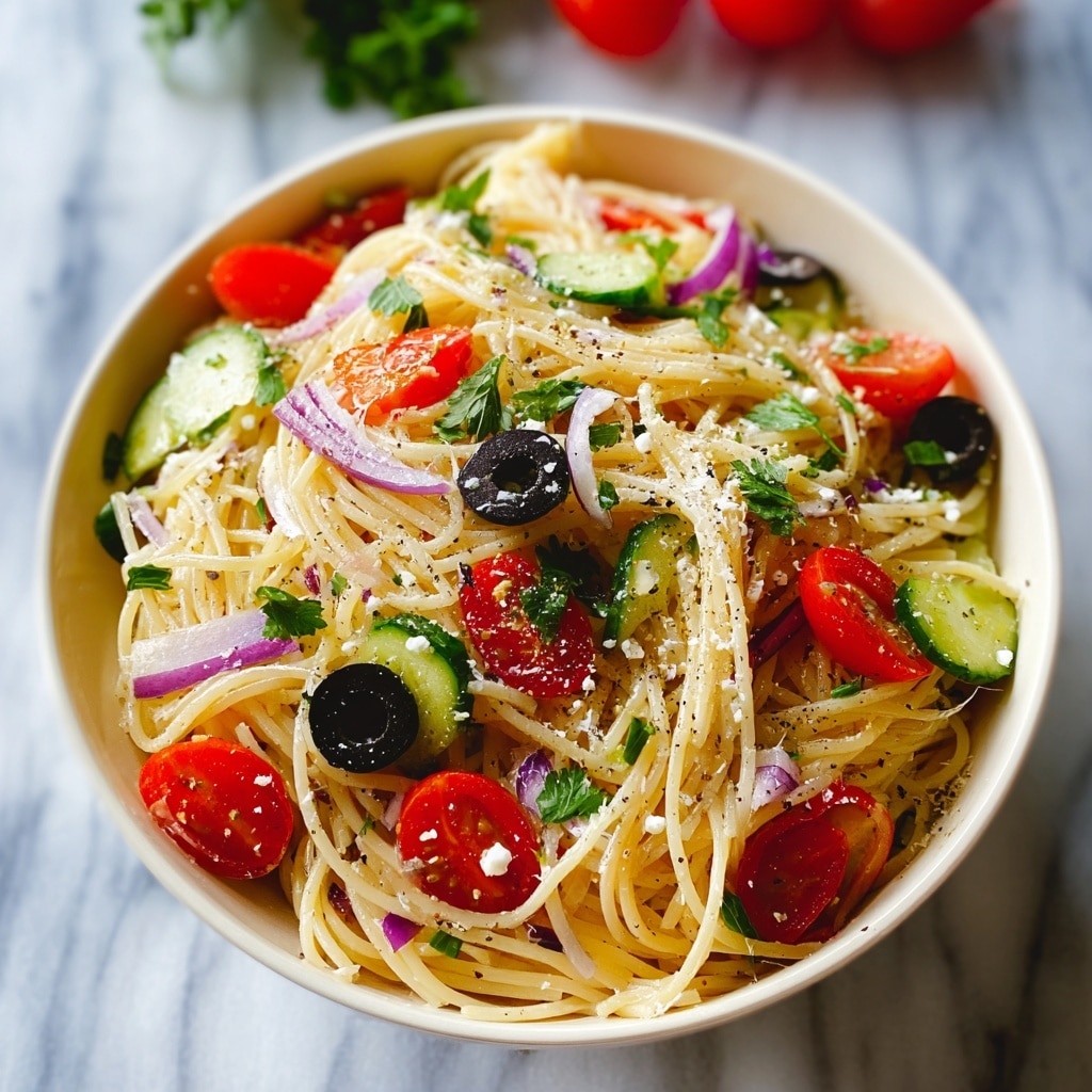 Italian Spaghetti Salad Sensation Recipe - Recipe Image