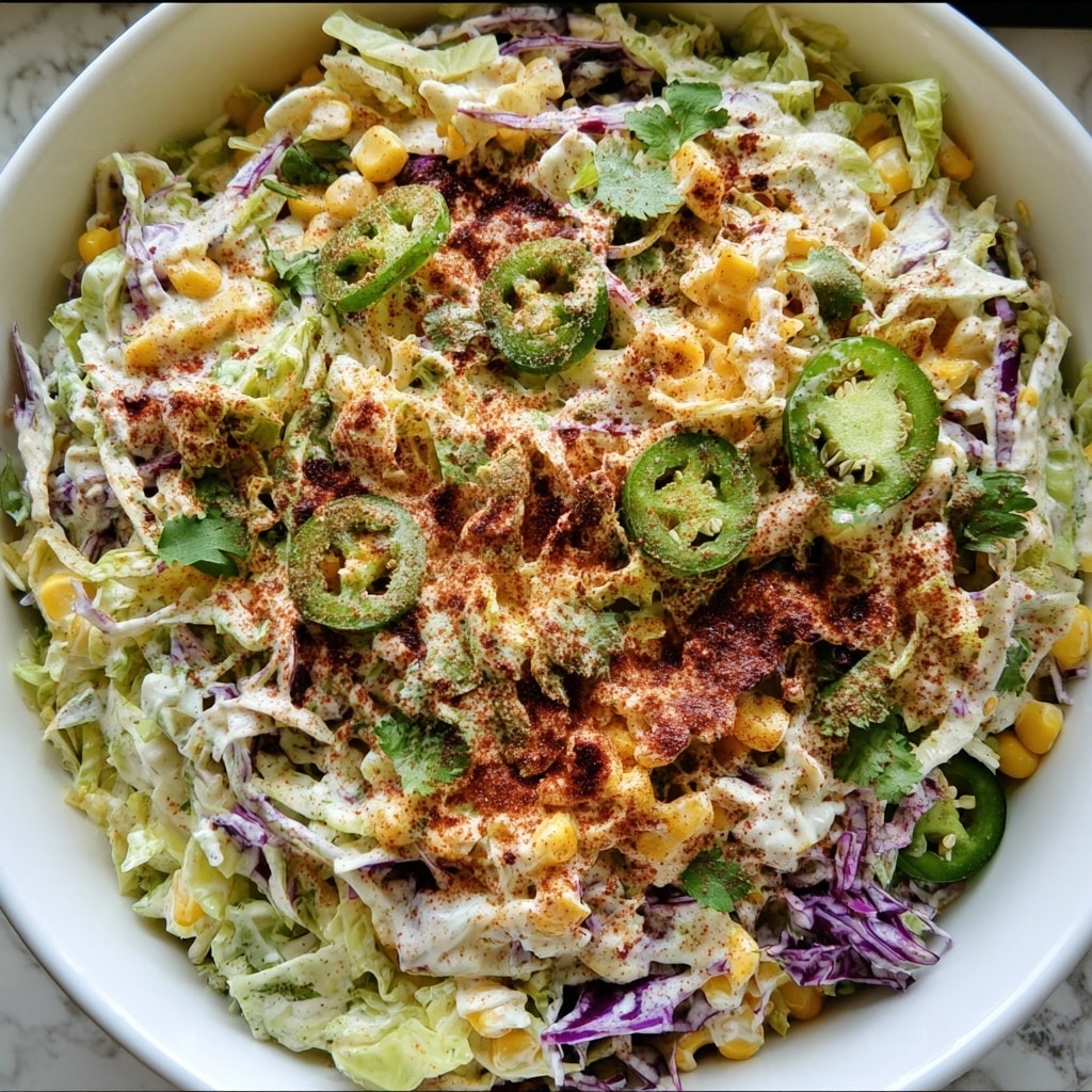 Mexican Street Corn Coleslaw Recipe - Recipe Image