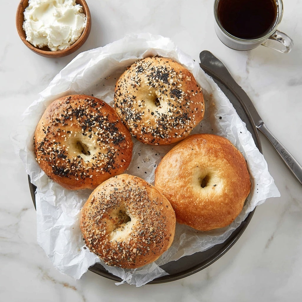 Crispy Air Fryer Cottage Cheese Bagels - So Easy & Delicious! - Recipe Image