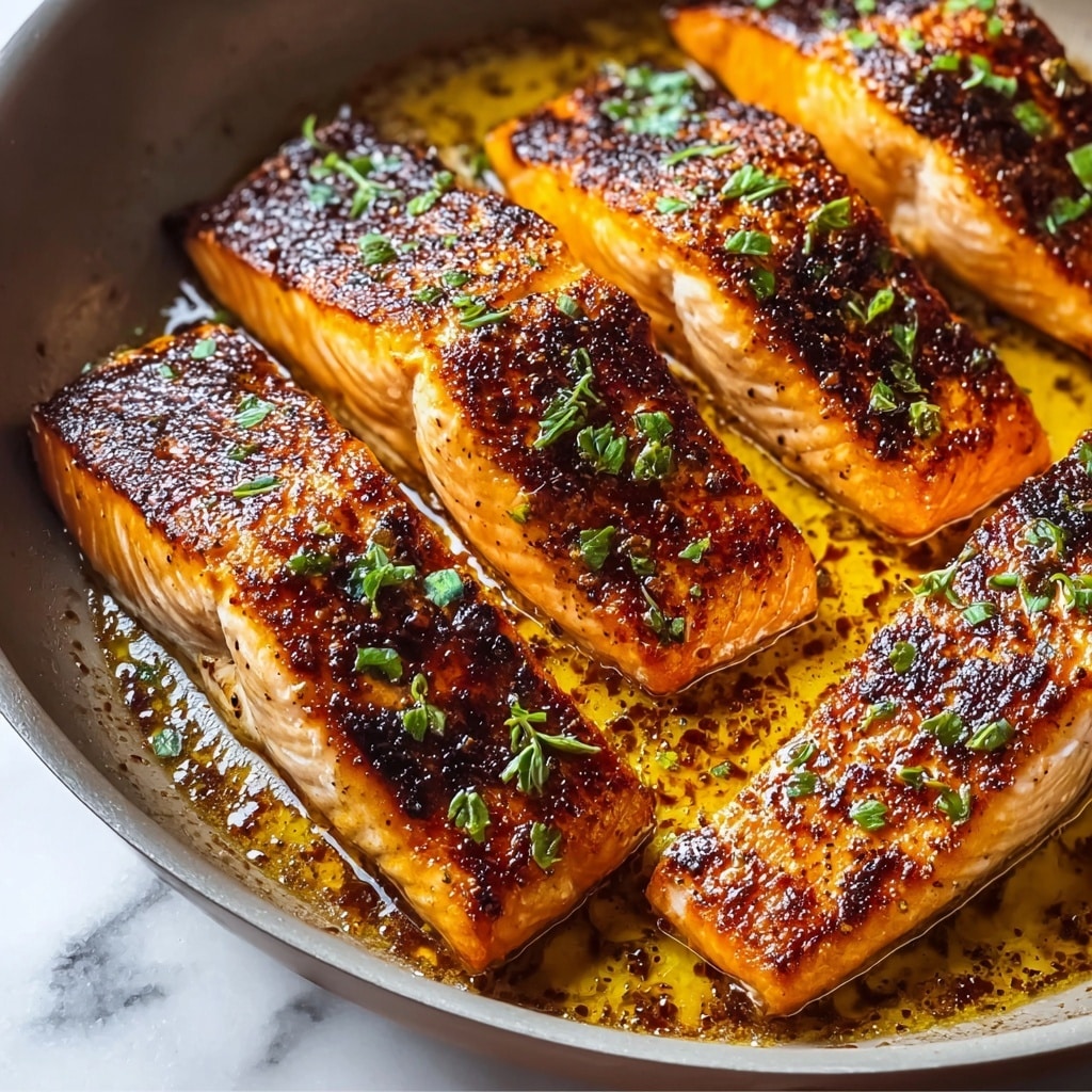 Crispy Cajun Honey Butter Salmon: A Flavor Explosion! - Recipe Image