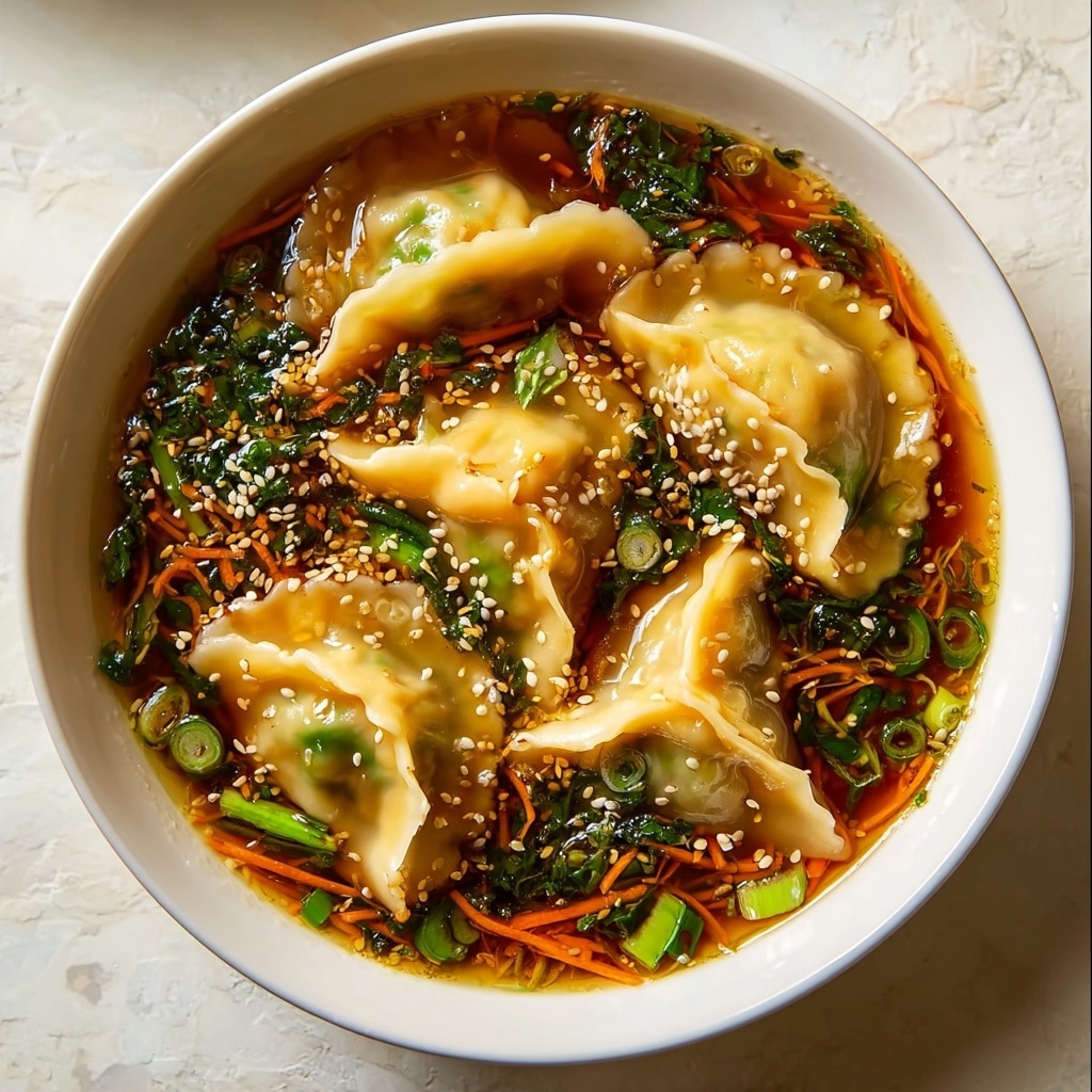 Cozy Beef Potsticker Soup: A Bowl of Pure Comfort - Recipe Image