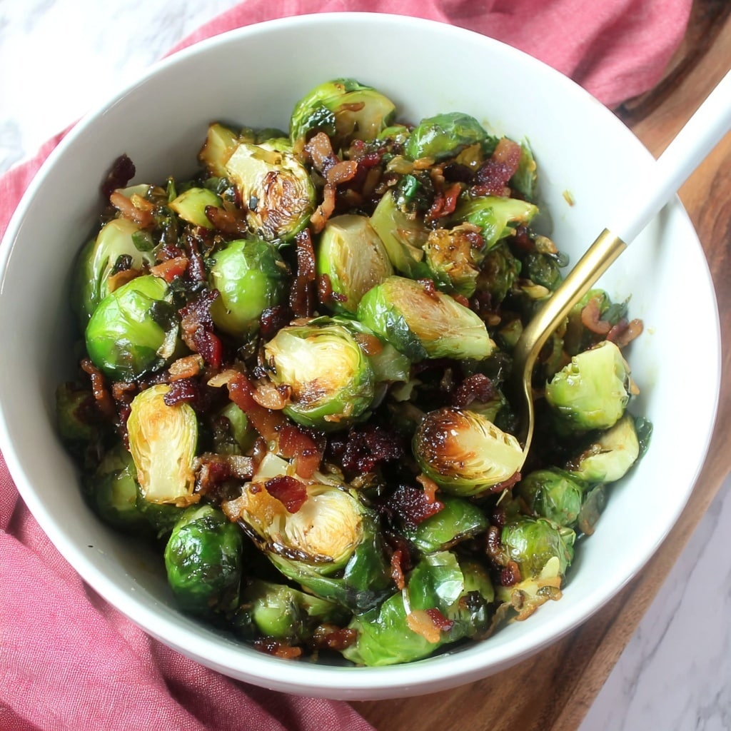 Bacon Jam Brussels Sprouts - Recipe Image