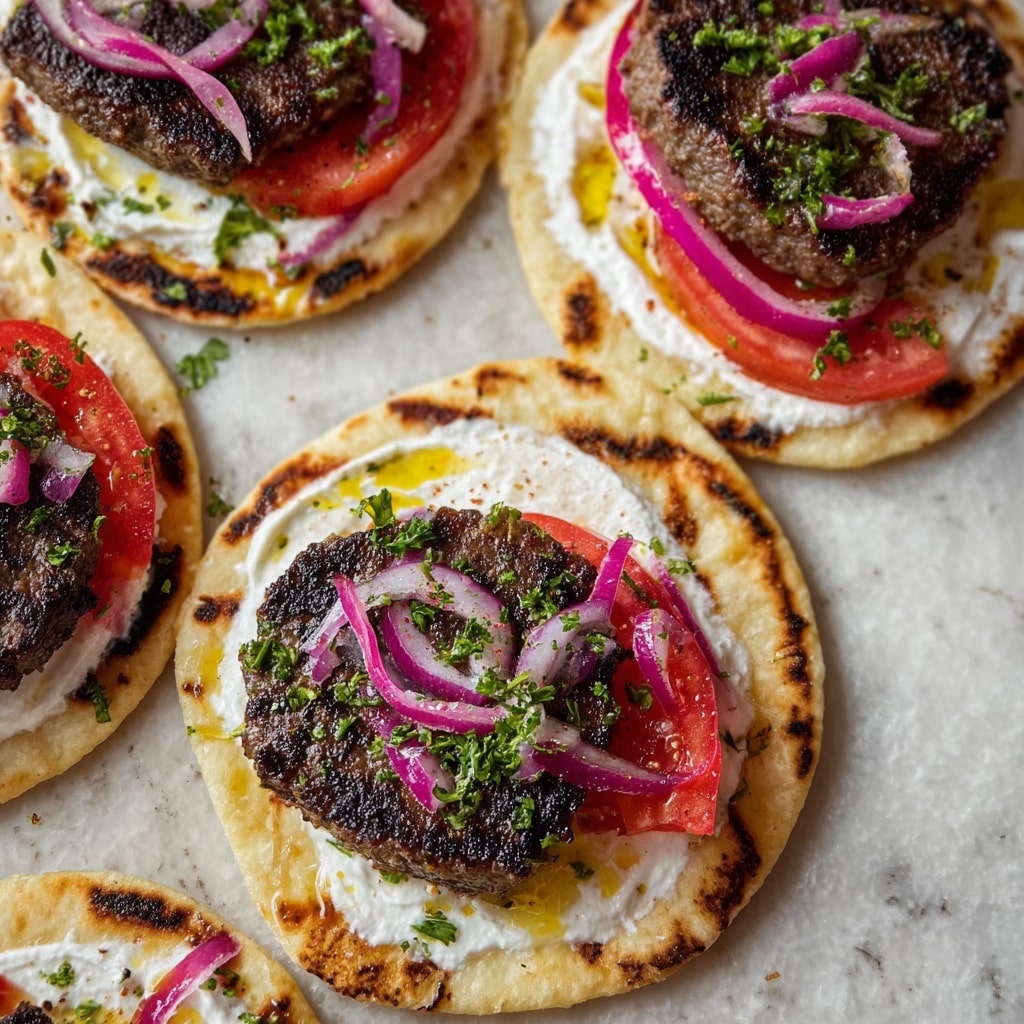 Juicy Oven-Baked Kebabs with Sumac Onions and Garlic Yoghurt Recipe - Recipe Image