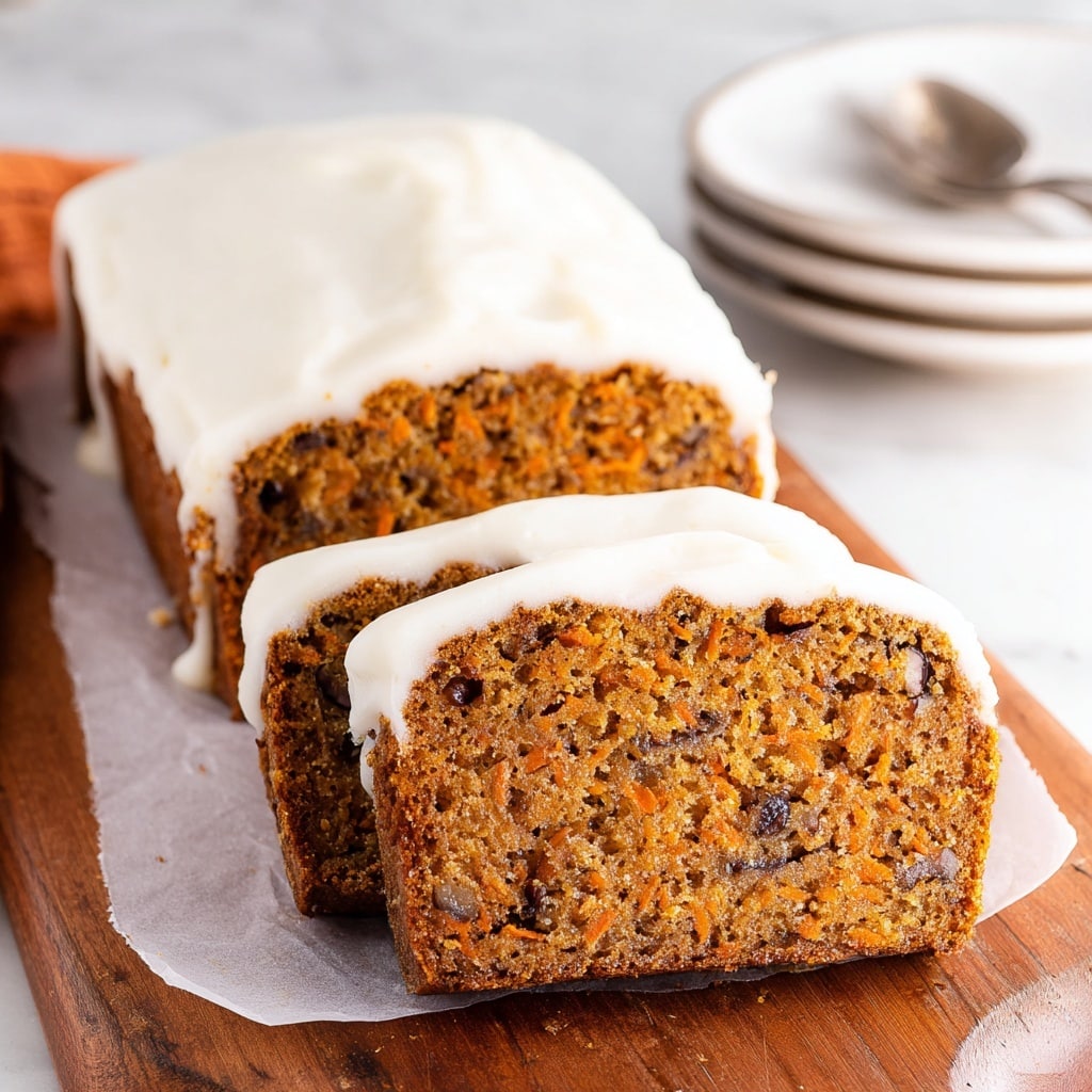 Carrot Bread with Nutty Glaze Recipe - Recipe Image