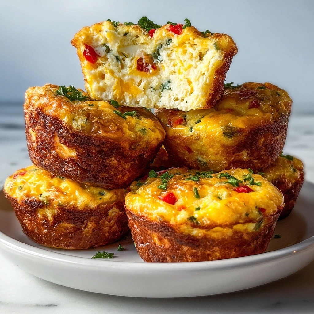 Cheesy Protein Egg Muffins Recipe - Recipe Image