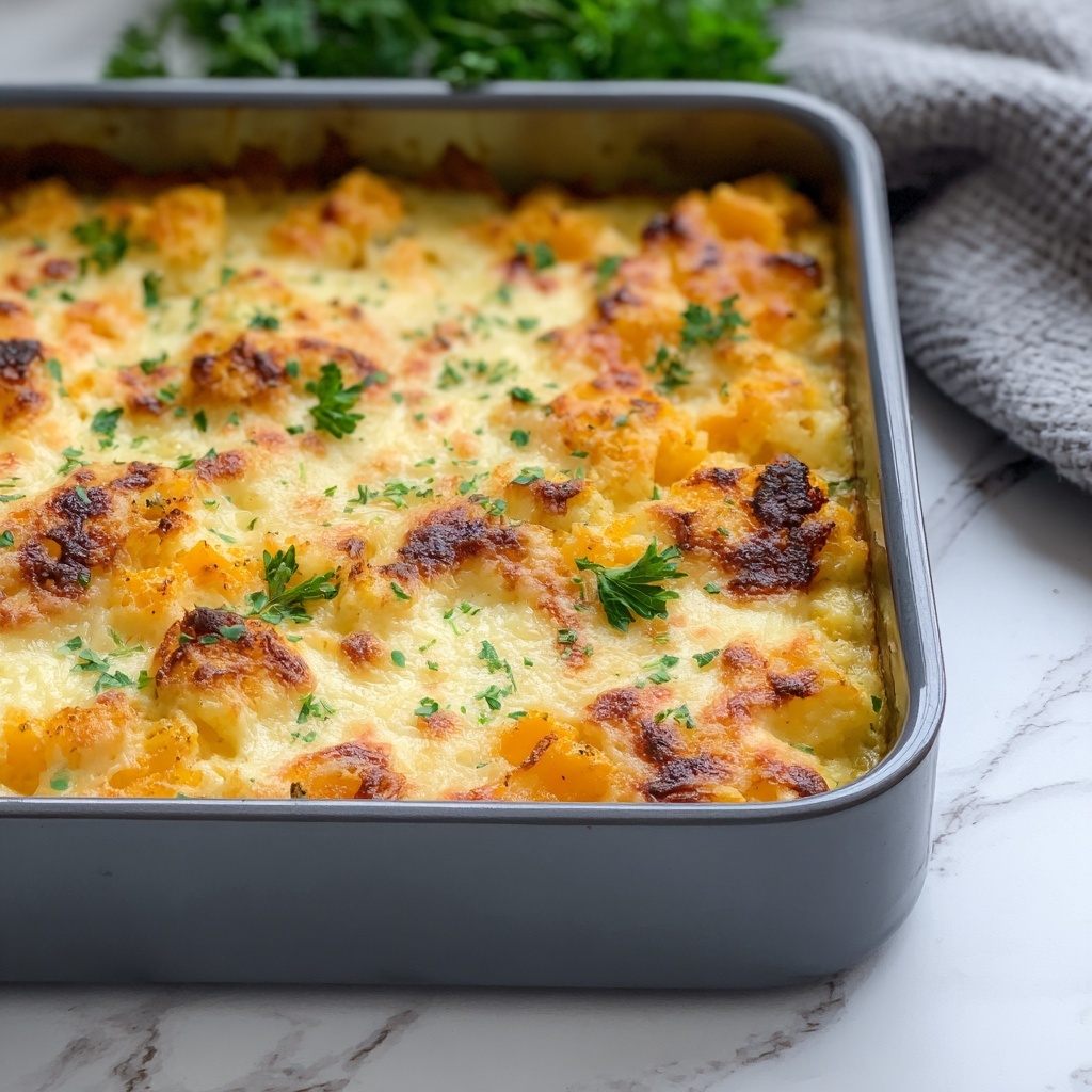 Easy Butternut Squash Casserole Recipe - Recipe Image