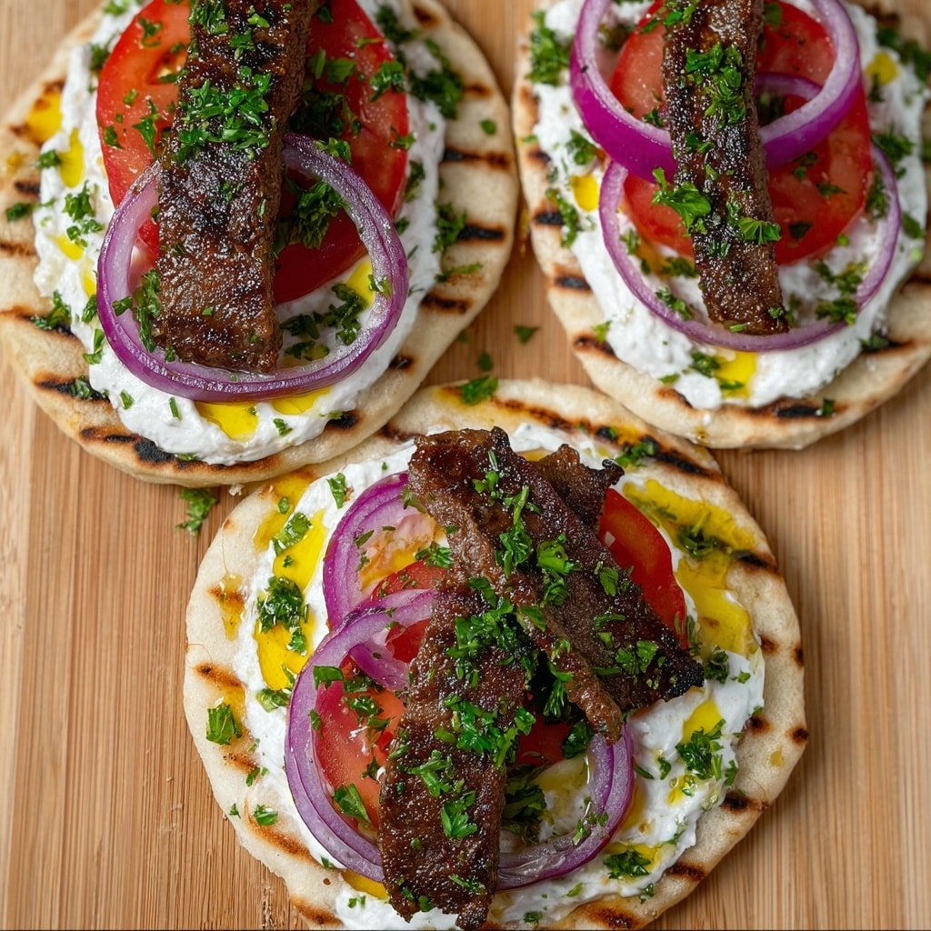 Juicy Oven-Baked Kebabs with Sumac Onions and Garlic Yoghurt Recipe - Recipe Image