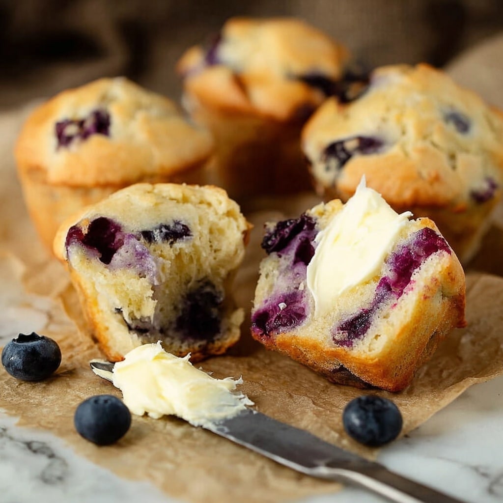 Nana's Best Blueberry Muffins Recipe - Recipe Image