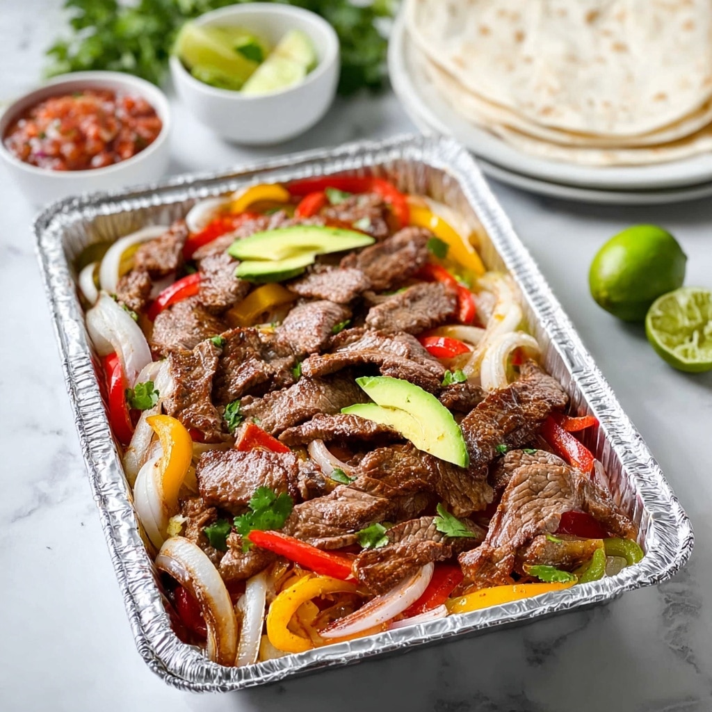 Sheet Pan Steak Fajitas Recipe - Recipe Image