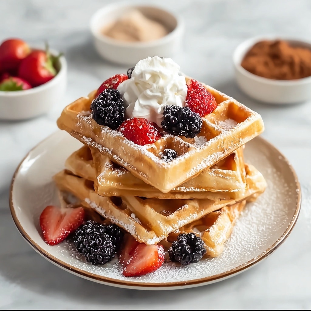 Healthy Protein Waffles in 10 Minutes Recipe - Recipe Image