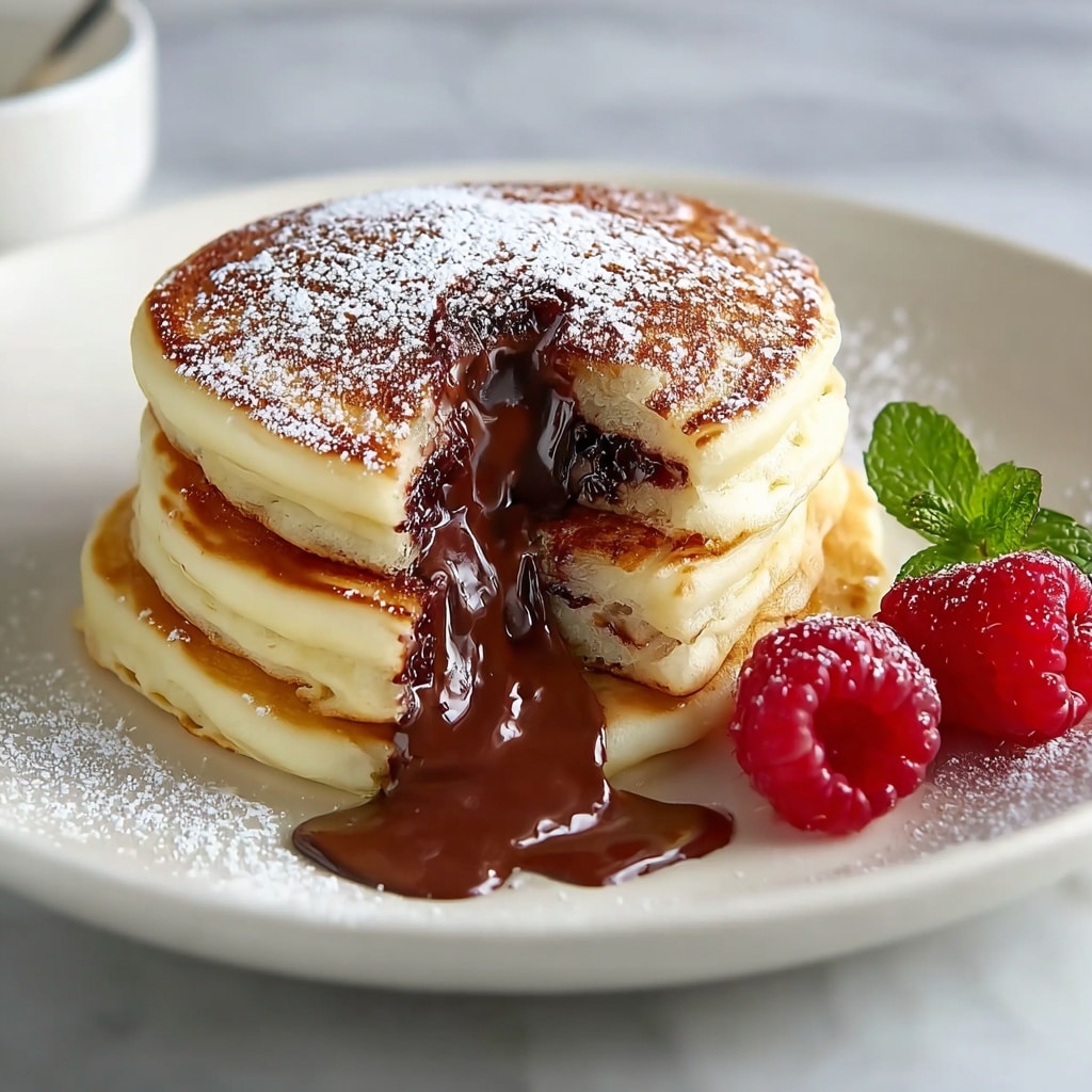 Fluffy Nutella-Stuffed Pancakes Recipe - Recipe Image