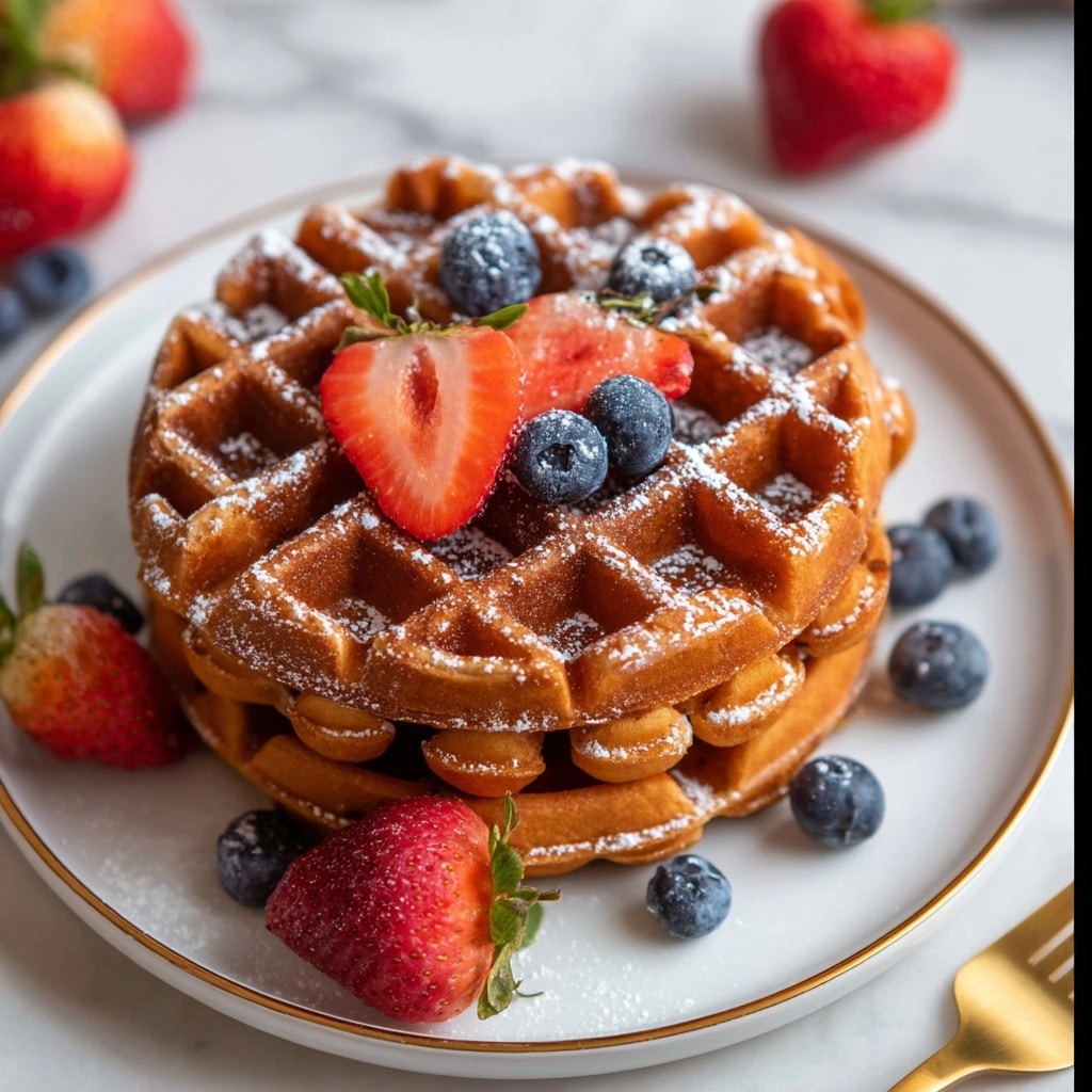 Cottage Cheese Waffles Recipe