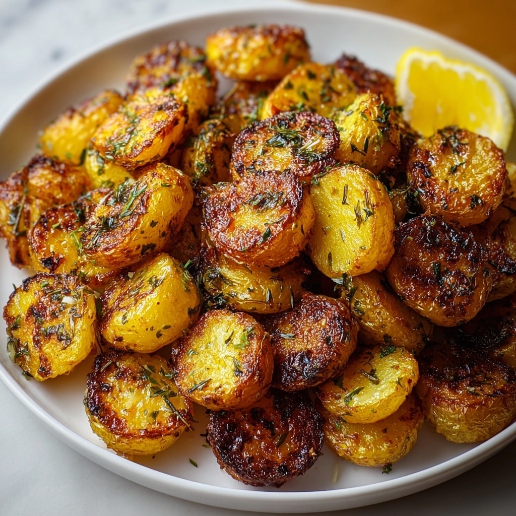 Easy Greek Lemon Potatoes Recipe: Creamy, Zesty Delight! Recipe - Recipe Image