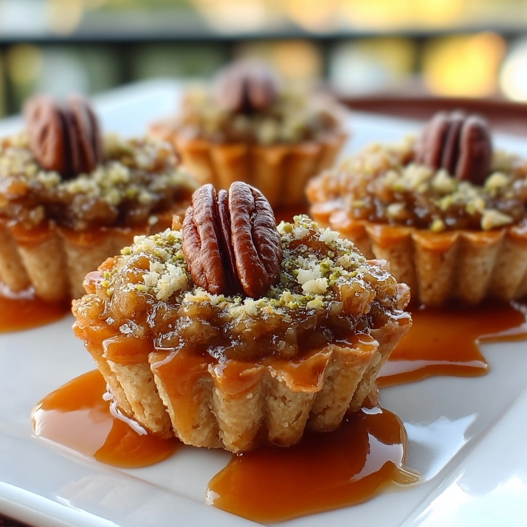Sweet & Crunchy Pecan Caramel Baklava Cups Recipe - Recipe Image