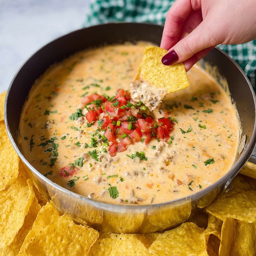 Rotel Dip with Ground Beef and Velveeta Recipe - Recipe Image