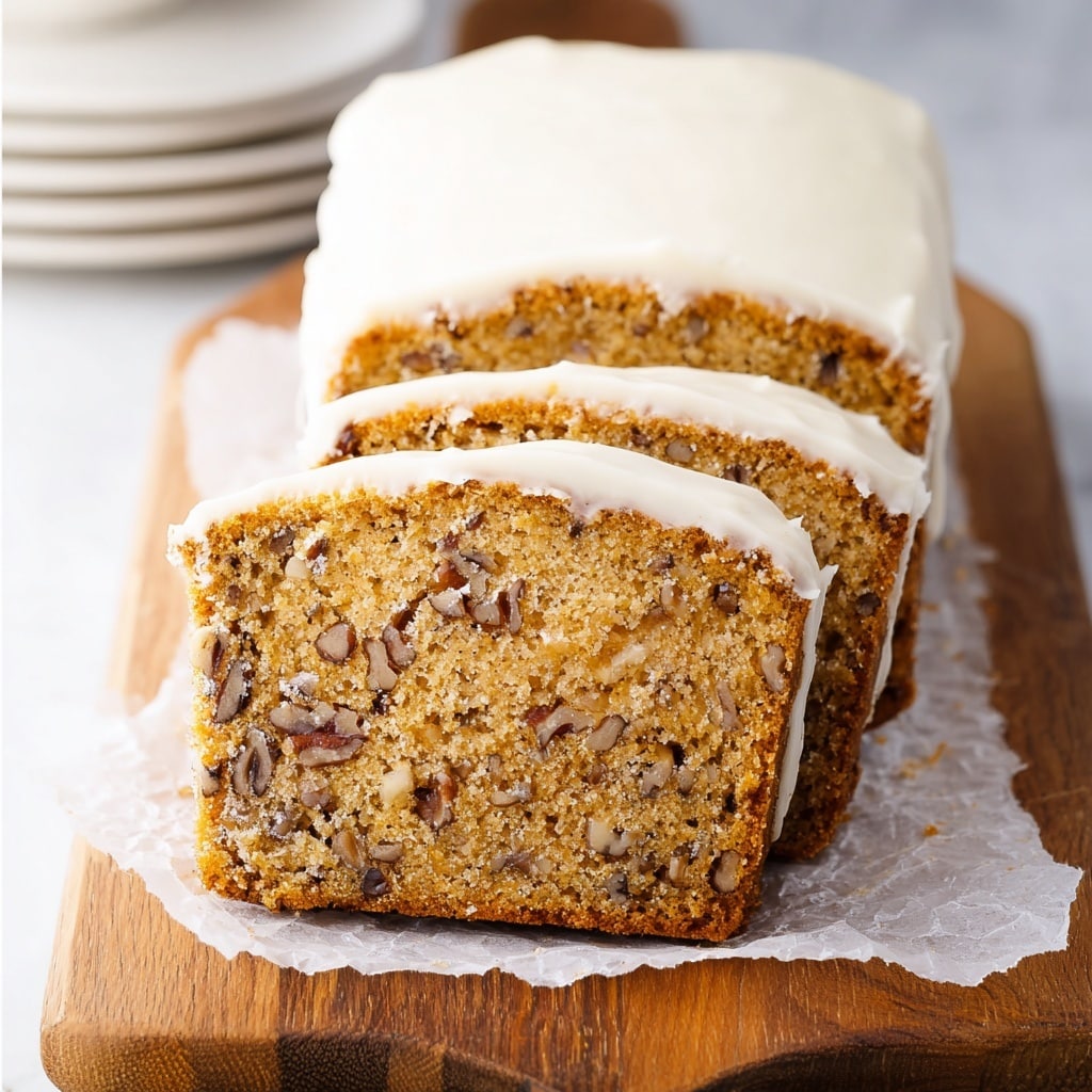 Carrot Bread with Vanilla Glaze Recipe - Recipe Image