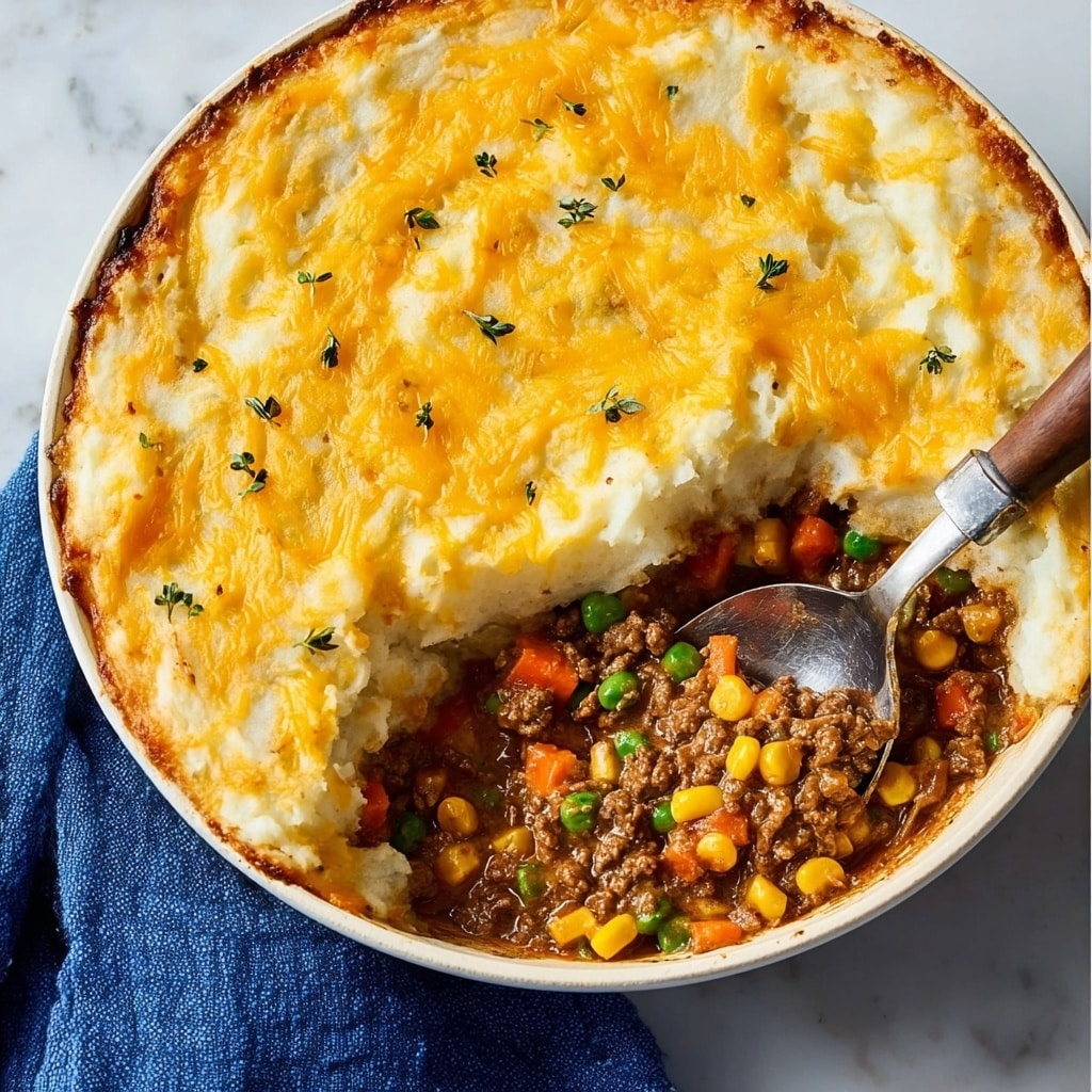 Classic Shepherd’s Pie with Beef and Mashed Potatoes Recipe - Recipe Image