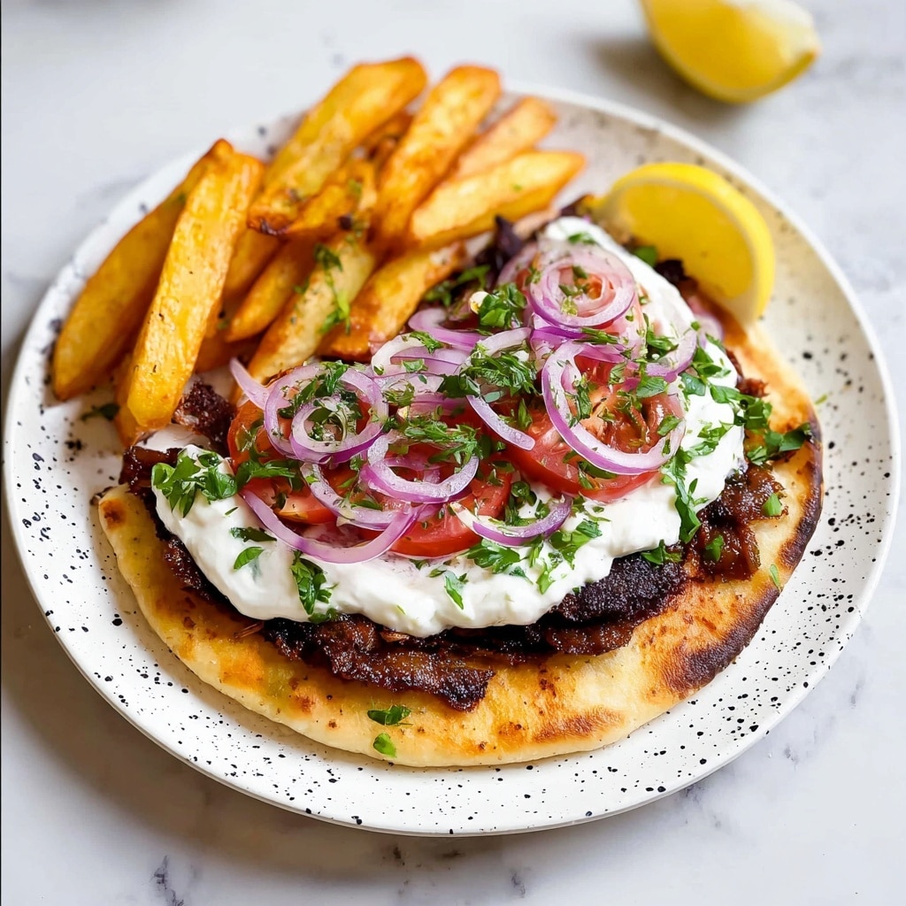 Gyros Smashed Tacos Recipe - Recipe Image