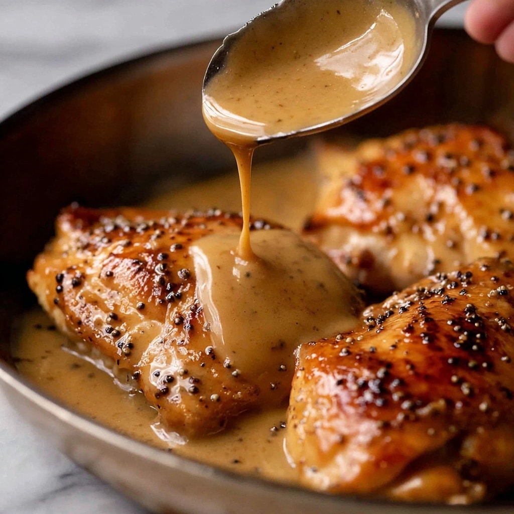 JB's Chicken au Poivre with Creamy Peppercorn Sauce Recipe - Recipe Image