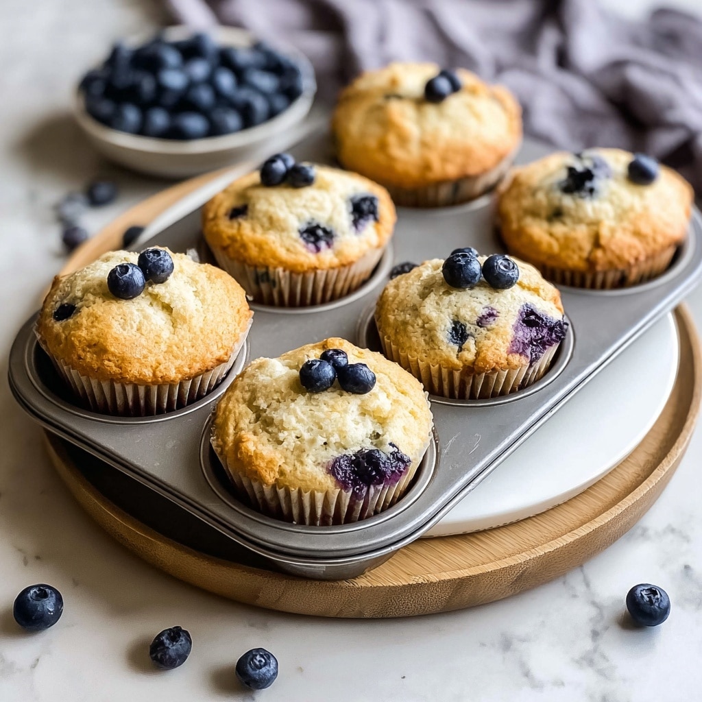 Cottage Cheese Blueberry Muffins Recipe - Recipe Image